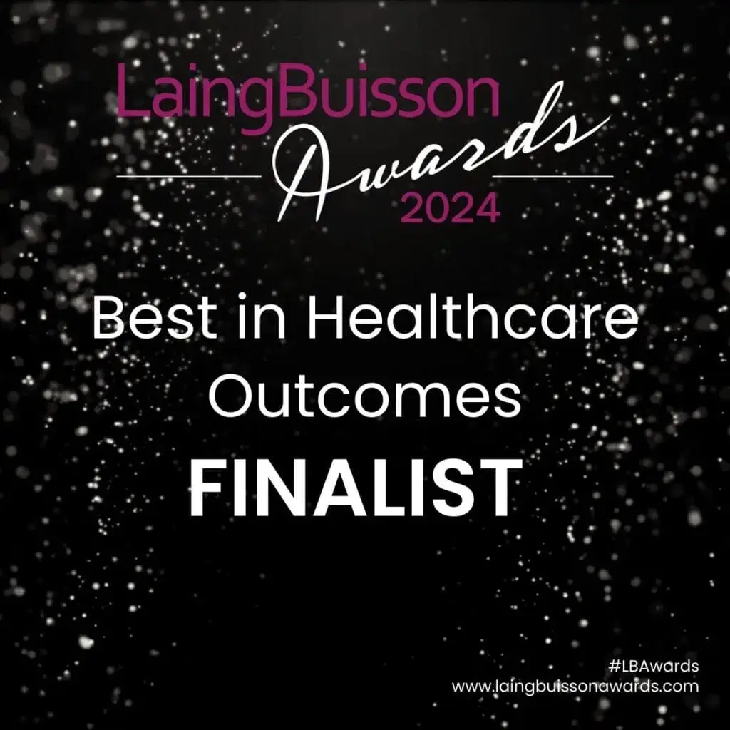 Best in Healthcare Outcomes award logo