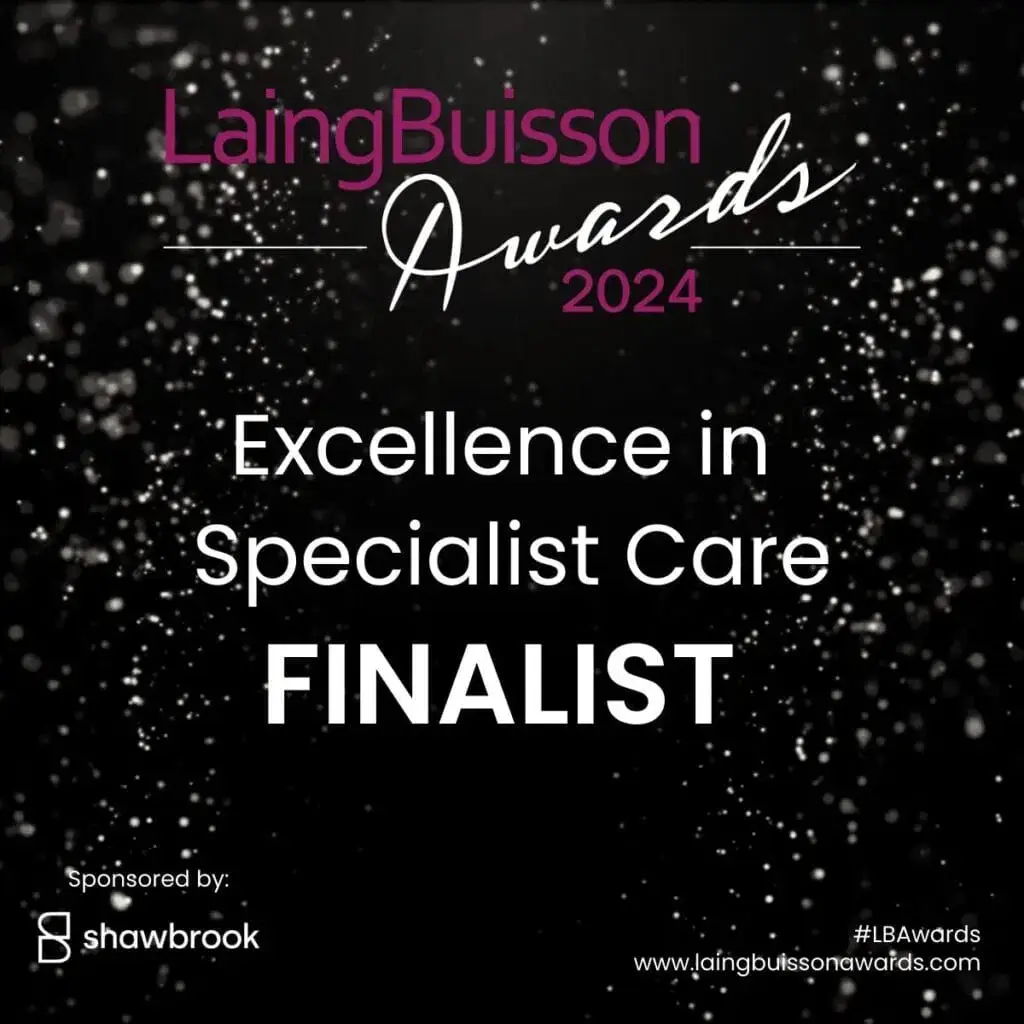 Excellence in Specialist Care award logo
