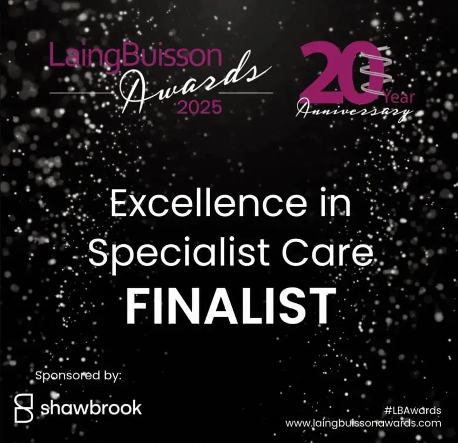 Excellence in Specialist Care award logo